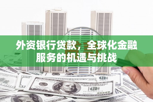 襄州外资银行贷款，全球化金融服务的机遇与挑战