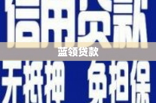 襄州蓝领贷款
