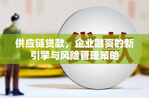 襄州供应链贷款，企业融资的新引擎与风险管理策略
