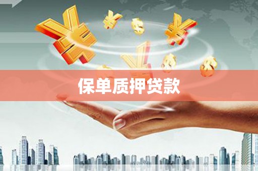 襄州保单质押贷款